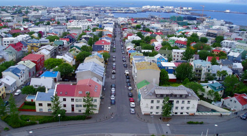 Reykjavik-downtown